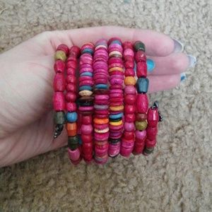 Stretchy stacked bracelet